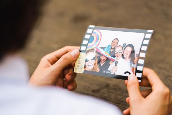 wedding photo booth - instant print